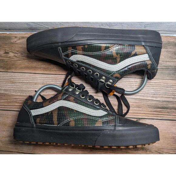 VANS Old Skool MTE Black Camo All-Weather Hybrid Shoe Men's Size 7.5 / Womens 9 - Picture 4 of 8